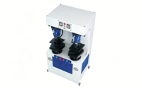 Presse hydraulique automatique double station FS-834 pour semelles larges, 1500W, haute capacité, garantie 1 an, fixation de semelles extérieures