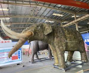 L'âge de glace préhistorique ancien défenses éteintes herbivores Animal animatronique mastodonte - Product Image 5