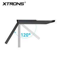 Monitor XTRONS ultrafino montado en el techo de 10,2 pulgadas con altavoces estéreo incorporados y entrada Multimedia TV para coche