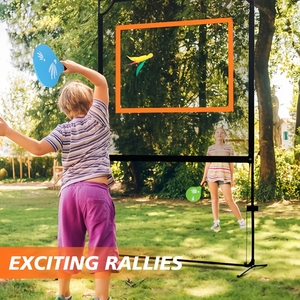 Ensemble de raquettes et filet CZFIT Peak pour sports en intérieur et en extérieur, sports familiaux et parent-enfant, avec rangement pour balles et raquettes Peak - Product Image 6