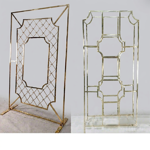 Lovely Indian Wedding Metal Candle Wall Backdrop Sweetheart Candle Walls para recepción y eventos de fiesta Decoraciones de boda - Product Image 1