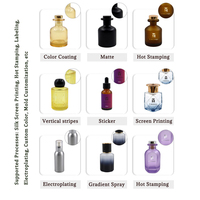 Bouteille diffuseur de parfum en verre dégradé de luxe en gros 100ml 150ml 200ml – Contenant vide pour aromathérapie et parfum d'ambiance pour la maison
