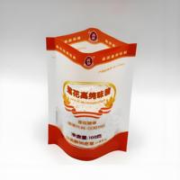 Sachet Doypack en Mylar transparent thermoscellable avec fenêtre, impression hélio, pour emballage de piments et assaisonnements