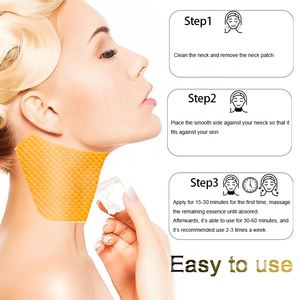 Masque Gel Fin Vegan Lissant Anti-rides Visage et Cou, Effet Lifting, Éclaircissant, Raffermissant et Réparateur pour le Cou - Product Image 5