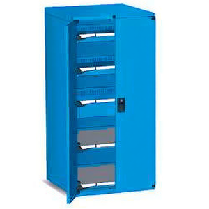Fami Master Key Comfort C0-EH=36X36 Drawer <b>Cabinet</b> 3 Drawers 714x751x1500mm Dark <b>Grey</b> RAL7000 Tool Storage - Product Image 2