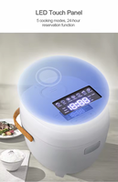 Harga Pabrik Smart LCD Touch Display Electric Cooker Deluxe Low Sugar Low Carb Multifunction Rice Cooker