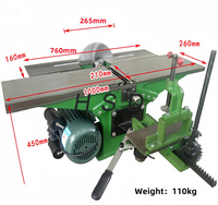 Machine à dégauchir et à scier multifonctionnelle pour usage domestique et commercial, robuste, pour le travail du bois