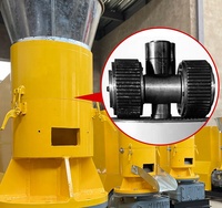 Machine de fabrication de granulés de bois écologiques avec moteur, surveillance à distance, multi-tension pour la production industrielle de biocarburant