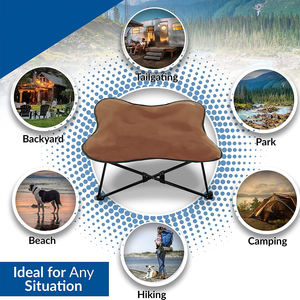 Cama plegable para perro, cama elevada portátil para mascotas, para interior, exterior, viaje, Camping - Product Image 2