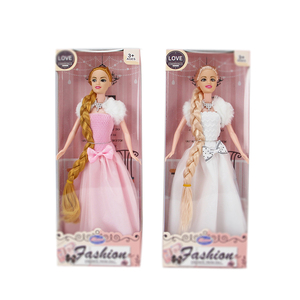 Bambola di modo grazioso dei capelli lunghi comuni mobili solidi da 11.5 pollici per il regalo di compleanno della bambina - Product Image 2