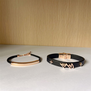 KPOP-Bracelet en alliage de cuir pour enfants errants <span class=keywords><strong>MANIAC</strong></span> World Tour, accessoire de poignet unisexe Han Hyunjin Felix, cadeaux d'anniversaire - Product Image 1
