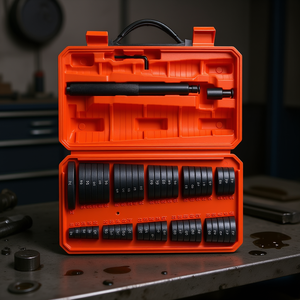 Kit de Prensa para Rodamientos de 52 Piezas, Acero al Carbono, Juego de Llaves de 1/2 Pulgada, Herramienta de Reparación Mecánica, Estuche de Almacenamiento - Product Image 2