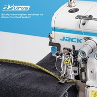 Machine à coudre surjeteuse électrique à cylindre Jack C7 neuve, à quatre/cinq fils, pour usage domestique et industriel