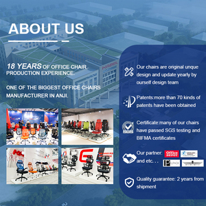 Hiện đại điều chỉnh ghế văn phòng bán buôn xoay trở lại với New tay vịn nâng phong cách khách truy cập ghế trong lưới vải thiết kế với bọt - Product Image 6