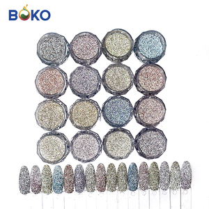 BOKO-polvo acrílico <span class=keywords><strong>para</strong></span> uñas, cristales brillantes de alta calidad, lentejuelas, varios colores - Product Image 3