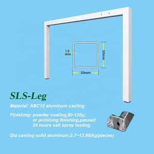 Bàn Văn Phòng Tại Nhà Màu Trắng Thiết Kế Hiện Đại Chân Kim Loại Bàn Văn Phòng Bàn Máy Tính Sinh Viên - Product Image 6