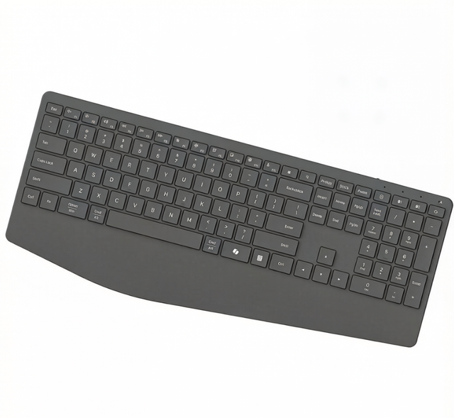 CK301 Waterproof Keyboard with AI Copilot Key, Dual Battery Options for Working Better