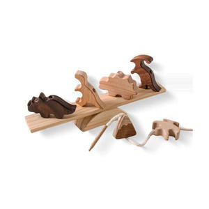 Jouet de filetage nuage étoile lune <span class=keywords><strong>en</strong></span> <span class=keywords><strong>bois</strong></span> Preshcool enfants étoile lune balançoire jouet d'équilibre - Product Image 2