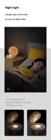 Veilleuse led multifonctionnelle avec chargeur Usb, ventilateur pliable avec 9 clips pour bureau, Table de camping