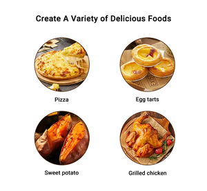 Four à <span class=keywords><strong>friteuse</strong></span> intelligent multifonctionnel Appareil de cuisine traditionnel 2L Rapid Hot Air Cooking Familiales Air Fryer - Product Image 5