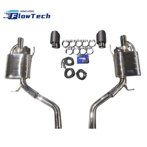 Système d'échappement arrière FlowTech SS304 - Silencieux poli miroir, épaisseur 1,5 mm pour Infiniti G37 berline 3,7 L V6 2009-2013 - Product Image 6
