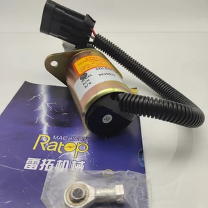 โซลินอยด์หยุดเครื่อง 24V SA-4889-24 สวิตช์ปิดเครื่องสำหรับเครื่องยนต์ R335LC-7 คัมมินส์ ฮุนได หมายเลข 3939019 - Product Image 4
