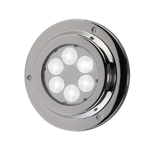 10--30 Volts 18 W Stainless Steel Marine Boat LED Underwater Light with Cool White or Blue