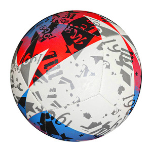 Balón de Fútbol Actearlier de Alta Calidad, Premium, de PU Ecológico, Ligero, para Entrenamiento en Interiores/Exteriores, Azul y Rojo, Talla <span class=keywords><strong>4</strong></span> - Product Image 1