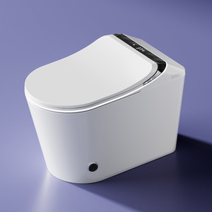 Asiento de Inodoro Eléctrico Inteligente con Bidé, Pantalla de Cristal, Sin Presión de Agua, Protección de Espuma, Doble Boquilla, Descarga Automática - Product Image 6