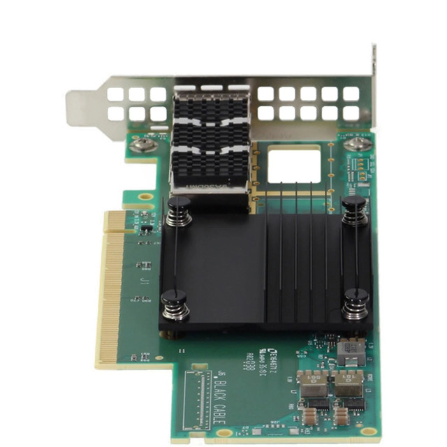 MCX653106A-ECAT AI Server NIC 100GbE HDR100 EDR InfiniBand Dual Port QSFP56 PCIe 3.0/4.0 x16 RDMA for GPU Cluster Data Center
