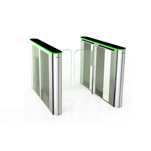 Tốc độ nhanh Swing rào cản cửa quay với thẻ & <span class=keywords><strong>QR</strong></span> Mã kiểm soát truy cập thép không gỉ IP54 bảo vệ cho trung tâm mua sắm - Product Image 4