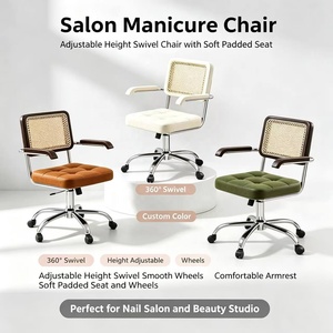 K Modern computer chairs bar counter <b>rotating</b> chairs front <b>desk</b> office chairs beauty nail art makeup chairs - Product Image 1