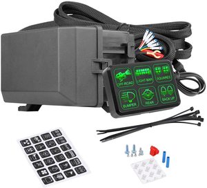 Panneau de commutation 12V 6 gang ON/OFF, boîtier de commande de <span class=keywords><strong>circuit</strong></span>, boîtier de commutation tactile pour voiture, bateau, camion - Product Image 3