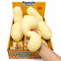 Jouet Squishy Géant Cacahuète Réaliste à Remontée Lente, Jouet Sensoriel Doux Anti-Stress à Presser 16cm 280g Pour 14 ans et plus