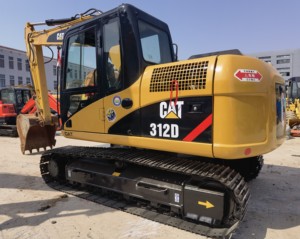 Buen estado Diseño original Usado CAT 12 Ton 312D Caterpillar Excavadora sobre orugas Máquina de movimiento de tierras Precio en stock - Product Image 2