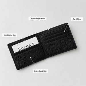 Portefeuille Bifold pour Homme en Cuir Véritable, Portefeuille Professionnel en Coton Ouvert, Porte-Cartes Multiples, Porte-Cartes de Crédit Court, Blocage RFID, Durable, OEM - Product Image 3