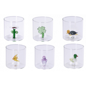 Bicchiere in Vetro con Figura 3D 36cl Sei Modelli a Scelta Articoli Decorativi per Bevande - Product Image 1