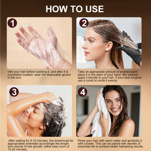 UUKKG Shampoo Colorante Permanente a Lunga Durata in 6 Colori: Rosso Vino, Marrone Caffè, Tinta del Tè Scuro per Coprire i <span class=keywords><strong>Capelli</strong></span> Grigi e Modellare lo Stile - Product Image 6
