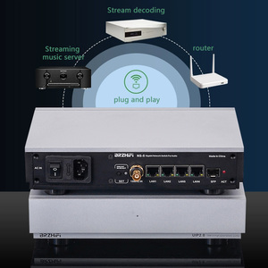 Bộ chuyển mạch mạng âm thanh BRZHIFI HIFl tích hợp kết nối có dây NS-5 Audio Fever Gigabit <span class=keywords><strong>Switch</strong></span> - Product Image 4