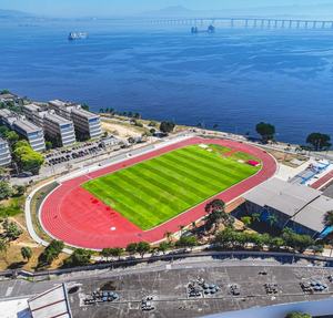 Sistema Sandwich Semi-poliurea impermeabile impermeabile materiale per pista da corsa in PU per <span class=keywords><strong>campo</strong></span> atletico professionale - Product Image 4