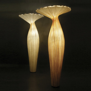 JACKSUN Contemporary Ocean Fabric <strong>Floor</strong> <strong>Lamps</strong> with <strong>Funky</strong> Design Simple Hotel Decoration Unique Project for Stylish Interior - Product Image 1