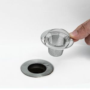 Filtro de fregadero de acero inoxidable, atrapapelos, cesta de malla para desagüe de cocina - Product Image 1