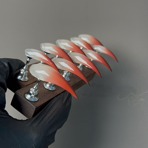 Clou pressé avancé personnalisé Super Long Dragon Griffe <span class=keywords><strong>Loup</strong></span> Griffe Rouge Série Blood Beast Armure Dragon Armure pour <span class=keywords><strong>la</strong></span> conception des doigts - Product Image 3