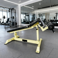 Équipement de fitness commercial pour salle de sport, banc inclinable réglable pour l'entraînement des bras, des jambes et du dos