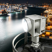 Projecteur LED motorisé télécommandé avec joystick de rotation et inclinaison à 360 degrés pour la sécurité des ponts de terminaux maritimes - Fournisseur