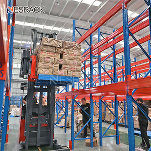 Công nghiệp kho Pallet lưu trữ Giá kim loại kệ bán buôn nóng bán hàng hóa số lượng lớn Pallet phong cách Kho Giá - Product Image 6