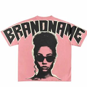 T-shirt pour homme en coton 100% surdimensionné, impression DTG, logo, t-shirt lourd, lavage à l'acide, vintage, personnalisé, vente en gros OEM - Product Image 5