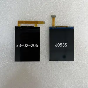 J053s รุ่น x3-02-206จอแสดงผล LCD อะไหล่ซ่อมหน้าจอ TFT สำหรับโทรศัพท์ Nokia