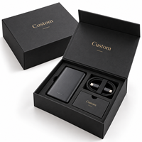 Boîte cadeau personnalisée avec insert, emballage rigide en papier de luxe avec plateau en mousse EVA pour cosmétiques, parfums, électroniques