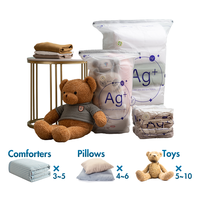 Sacs de rangement sous vide Jumbo durables à 5 couches Cubes d'emballage de compression de protection antimicrobienne pour vêtements de literie de garde-robe de voyage